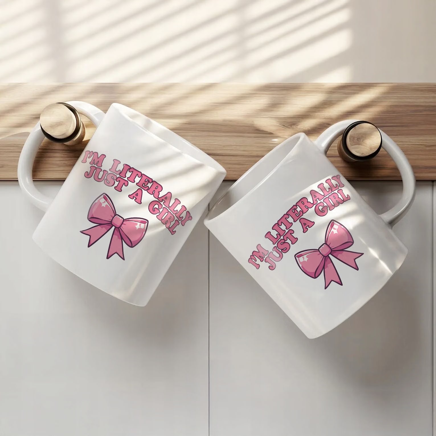 Kubek ceramiczny I’m Just A Girl Dla Dziewczyny Prezent Upominek