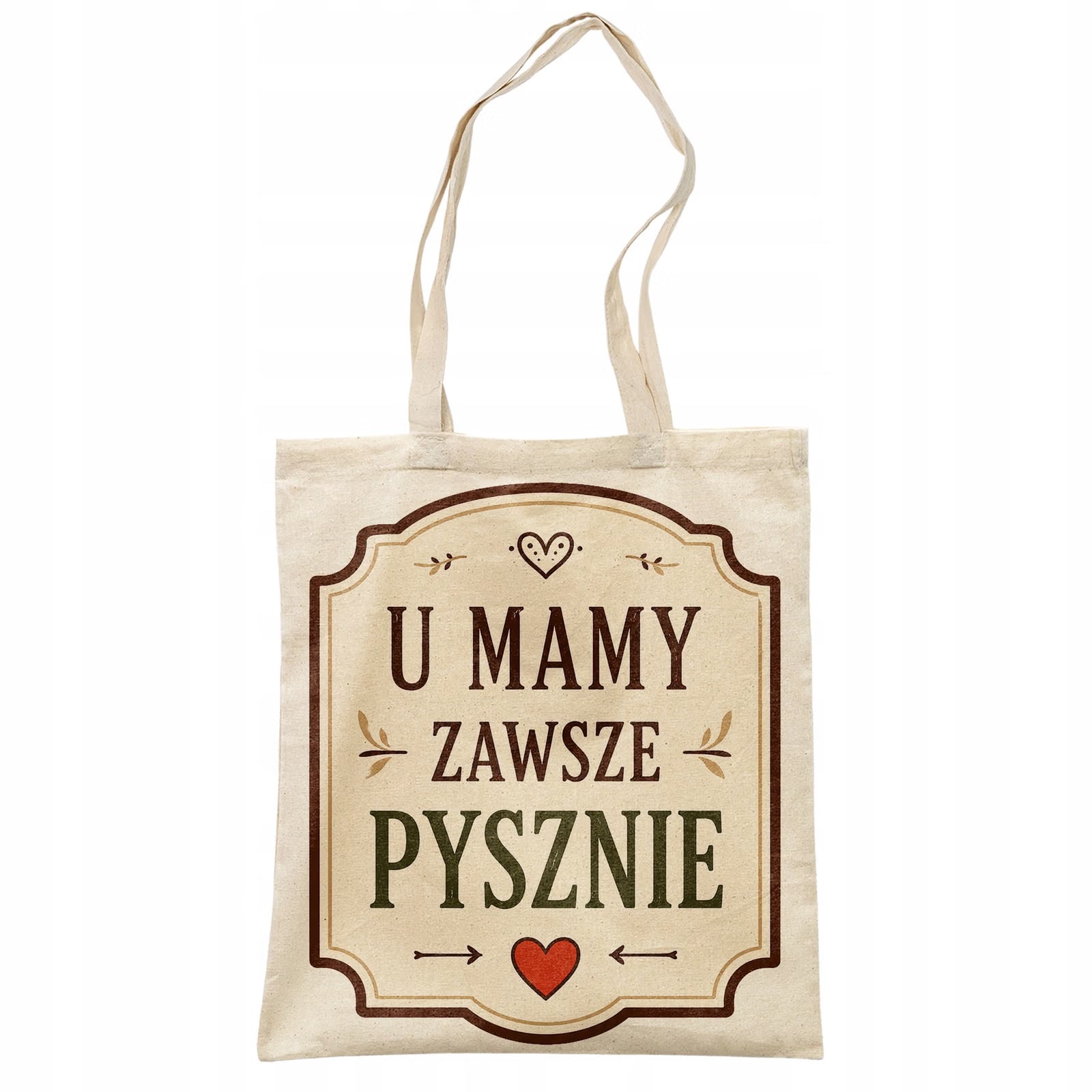 Torba bawełniana prezent dla mamy na Dzień Matki uroczy upominek dla mamy