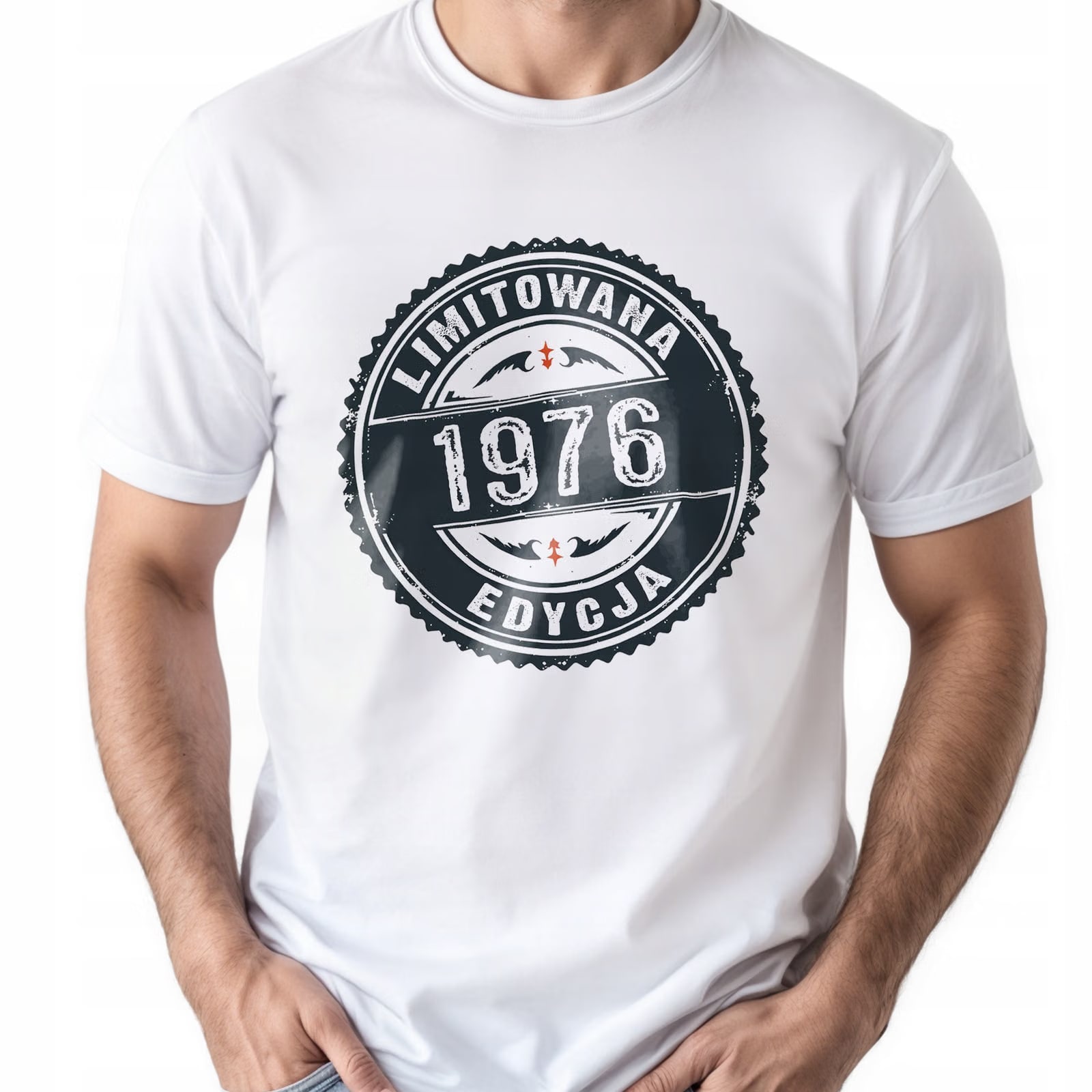 Koszulka biała męska Limitowana Edycja 50 Urodziny Prezent r. 3XL