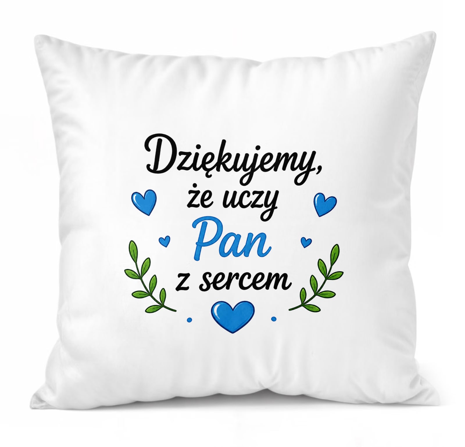 Poduszka Jasiek 38x38cm z Nadrukiem Dzień Nauczyciela Prezent Upominek