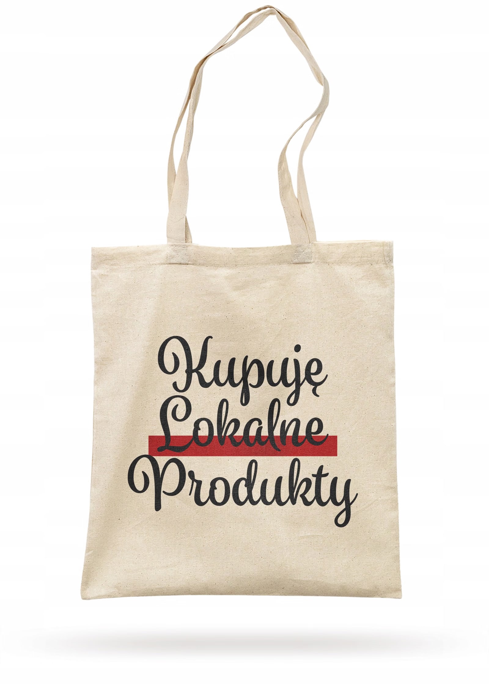 Torba bawełniana na zakupy 42×38 Kupuję Lokalne Produkty