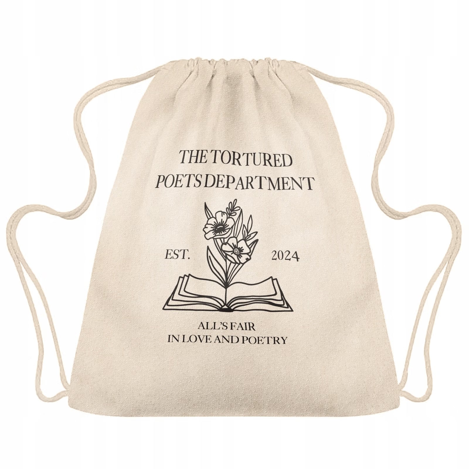 Plecak bawełniany 34×40 Taylor Swift The Tortured Poets Department