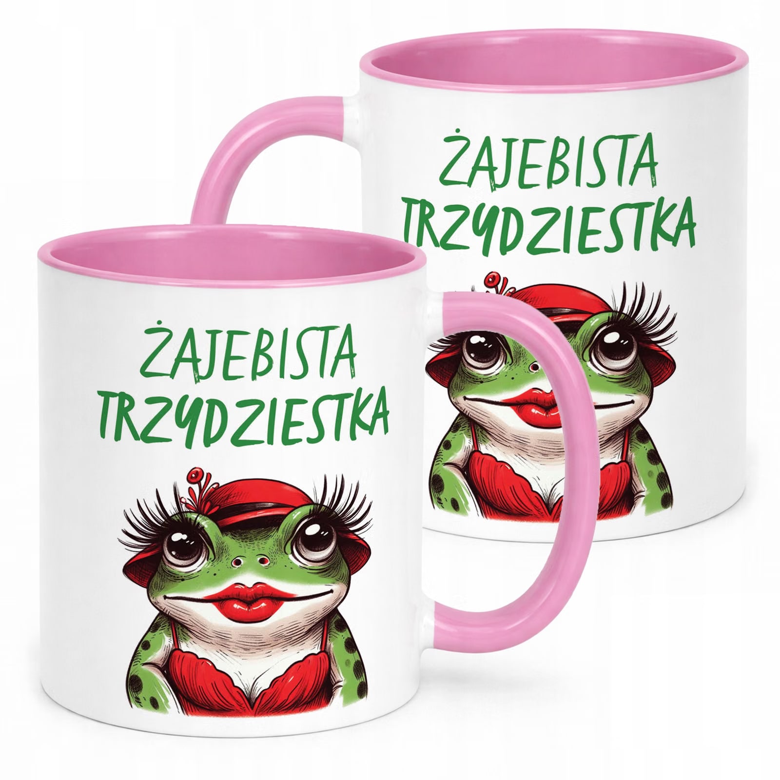 Kubek Różowy Żajebista 30 Dla Kobiety Na Urodziny Prezent