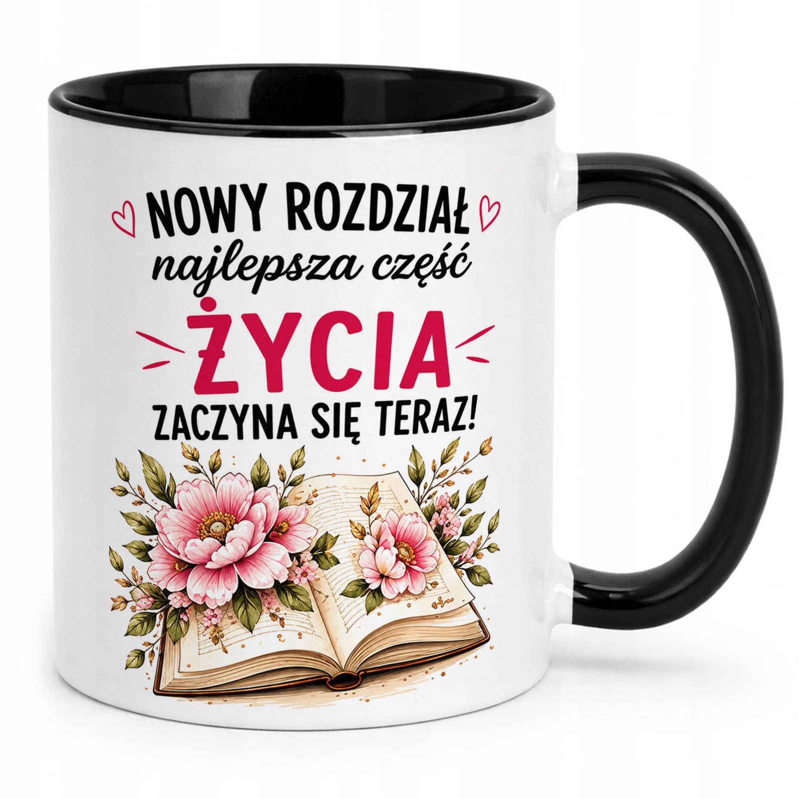 Zestaw Kubek Czarny Poduszka Z Nadrukiem Emerytura Dla Emerytki Prezent