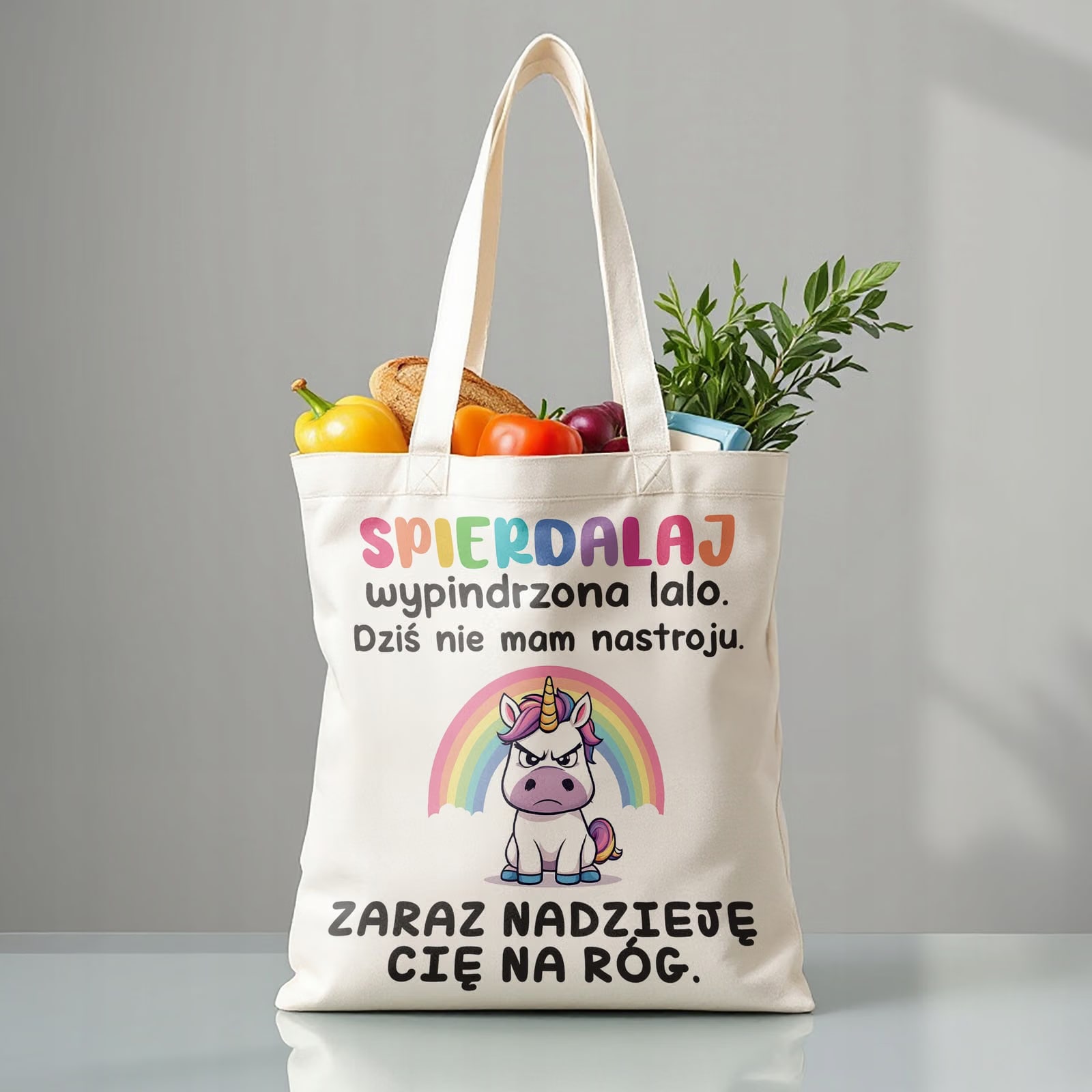 Torba bawełniana premium Spie***laj Wypindrzona Lalo Zabawny Prezent
