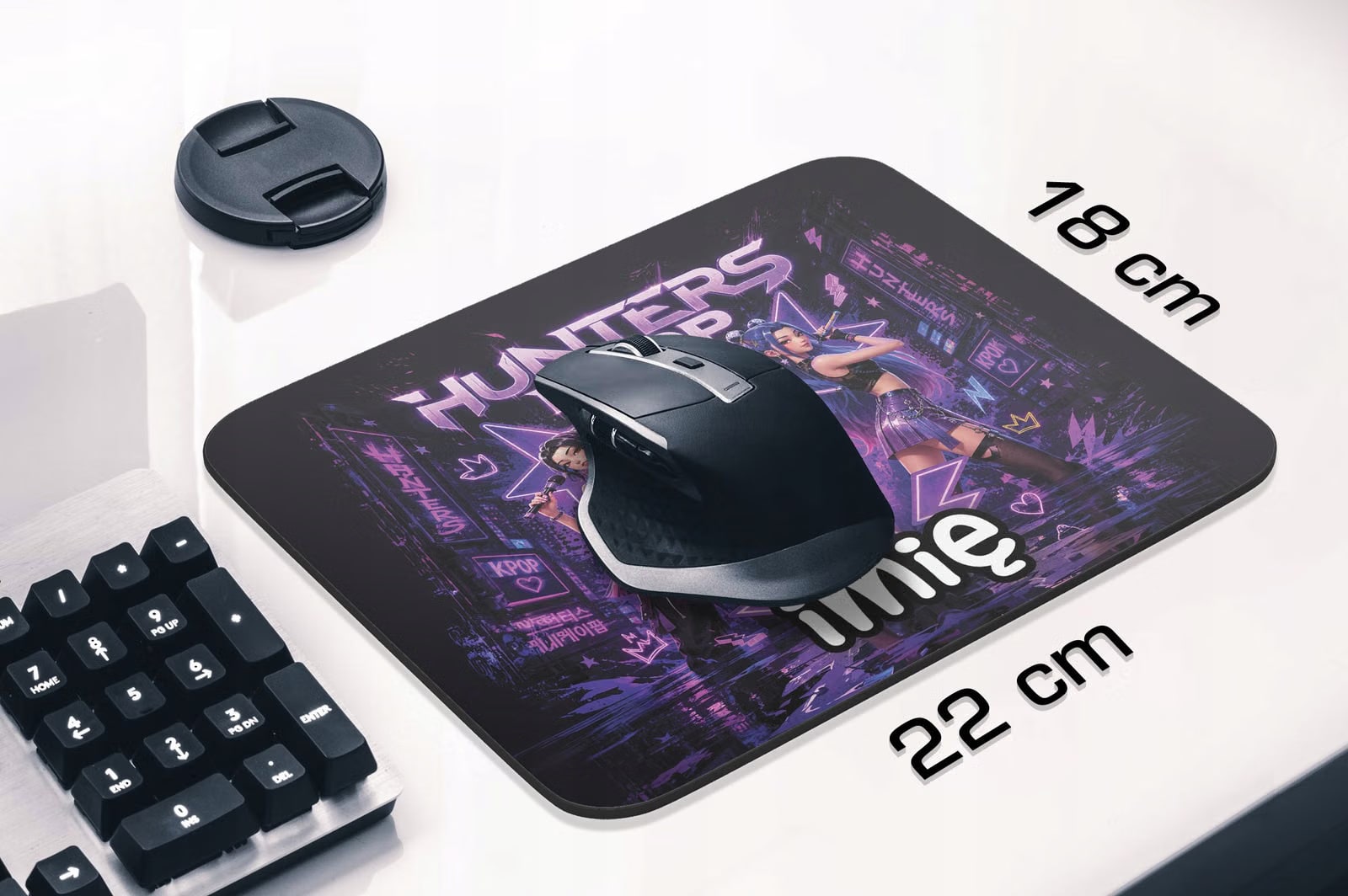 Podkładka pod mysz personalizowana z nadrukiem Łowczynie Kpop dla graczy