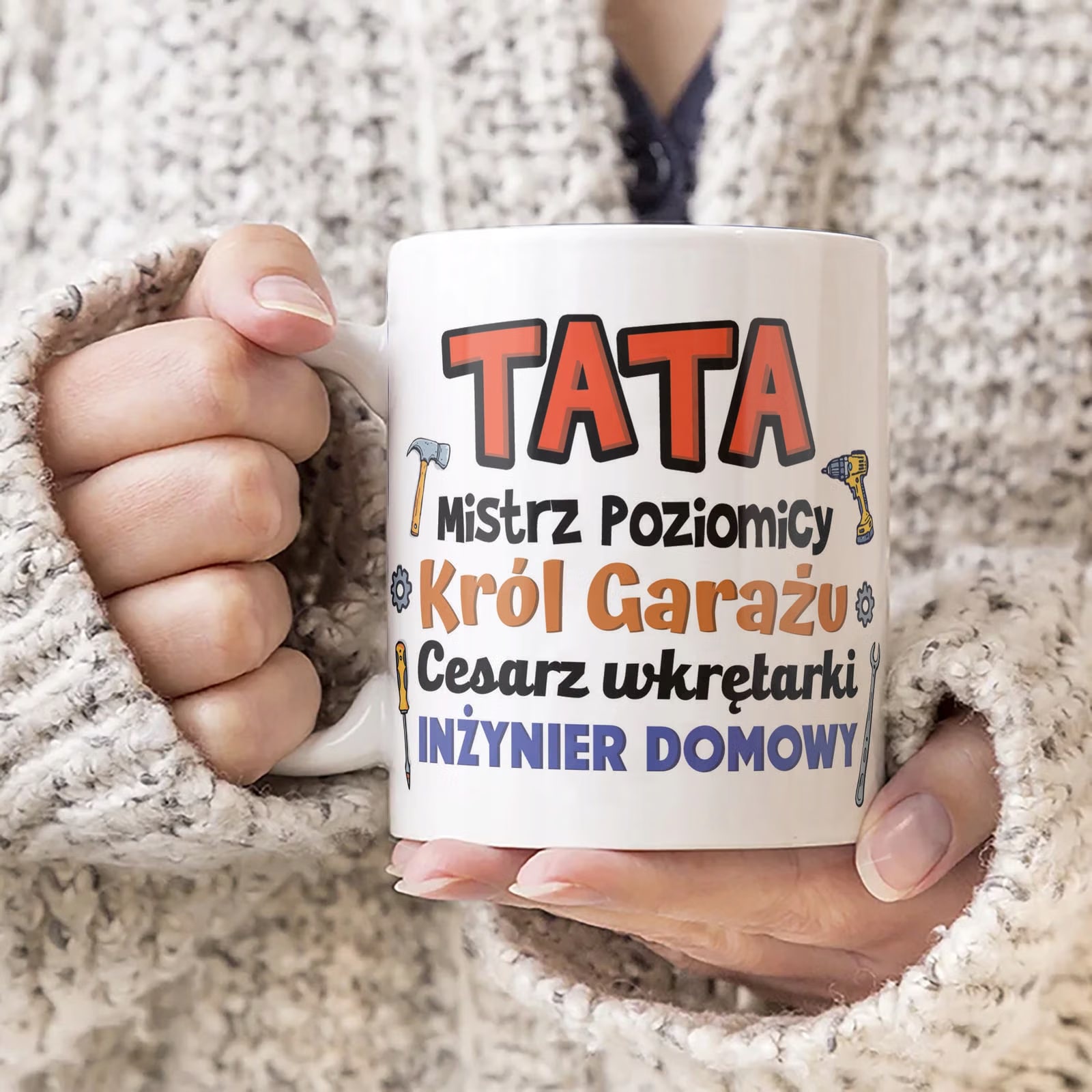 Kubek ceramiczny Dzień Ojca Dla Taty Majstra Prezent