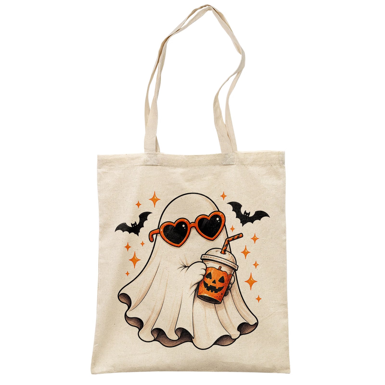 Torba shopper bawełniana halloween na zakupy z nadrukiem prezent