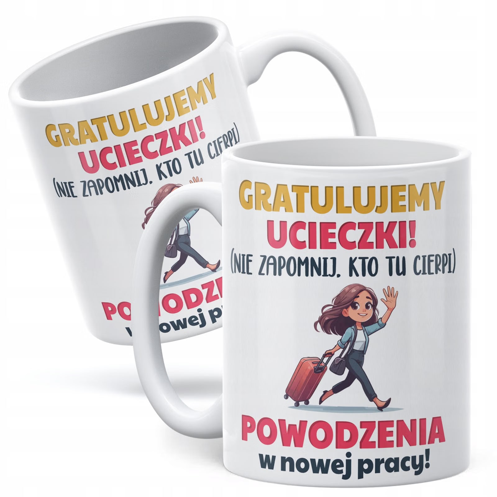 Kubek ceramiczny Pożeganie Odejście z Pracy Dla Koleżanki Prezent