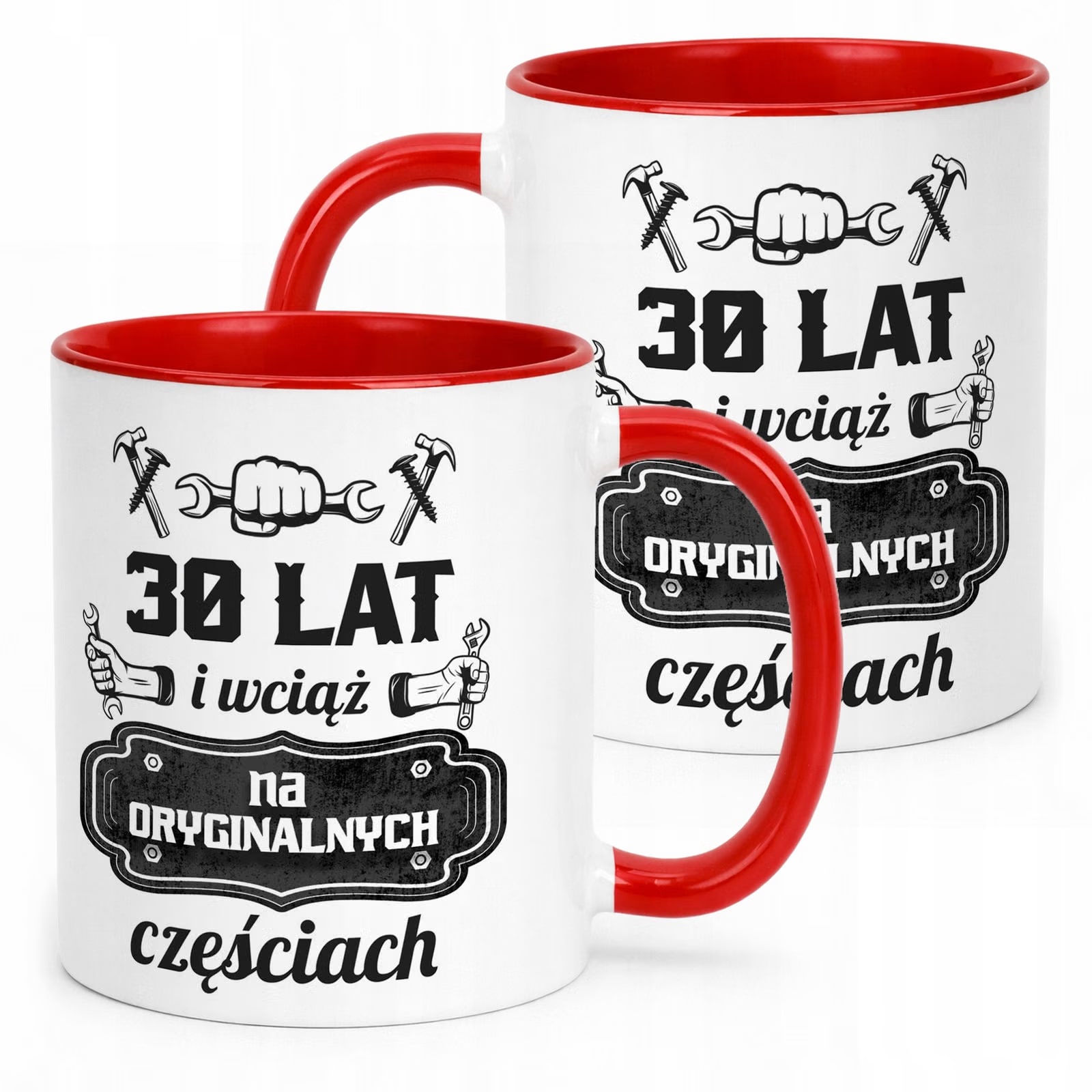Kubek Czerwony 30 Lat i Wciąż Na Oryginalnych Częściach Urodziny