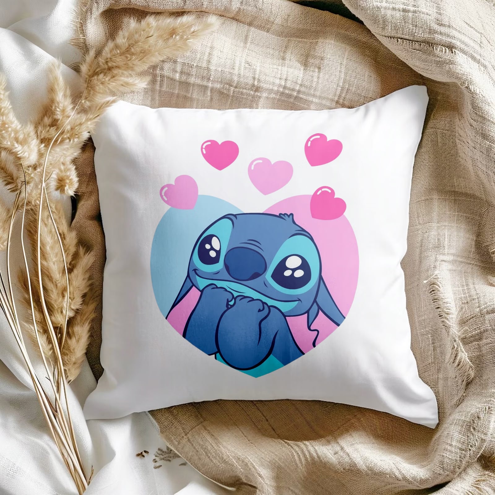 Poduszka 38x38cm Stitch Lilo i Stich Bajka Dla Dzieci Prezent