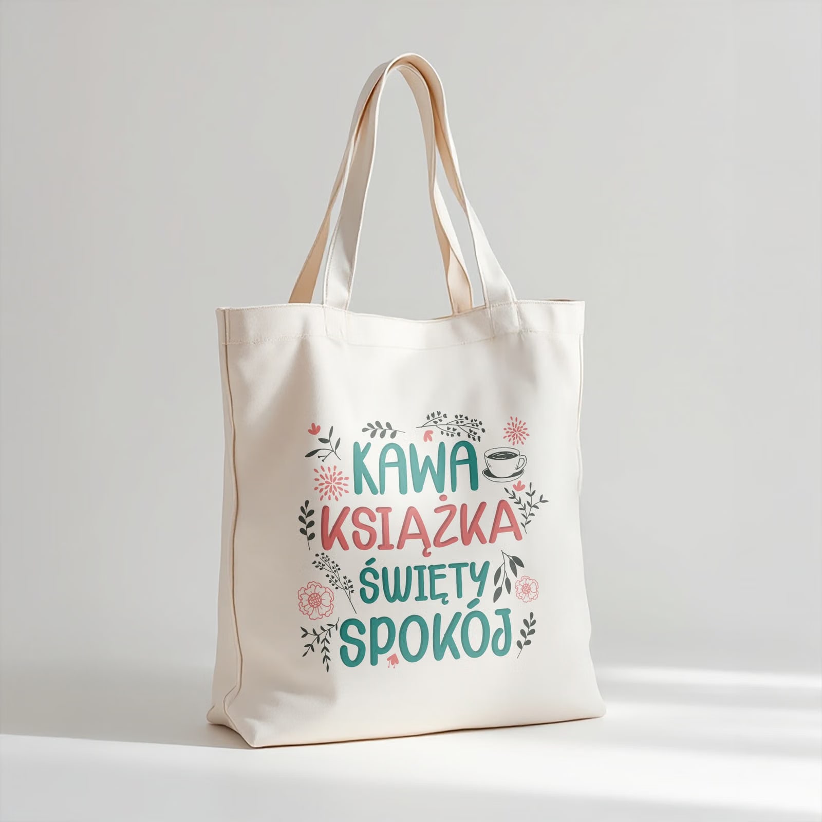 Torba bawełniana premium prezent na Dzień Kobiet Święty Spokój