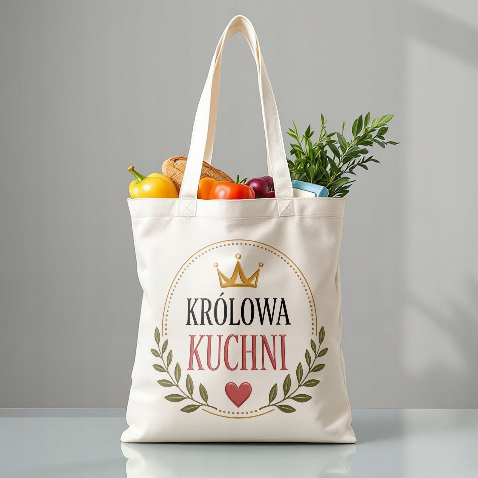 Torba bawełniana premium dla mamy prezent na Dzień Matki eco upominek