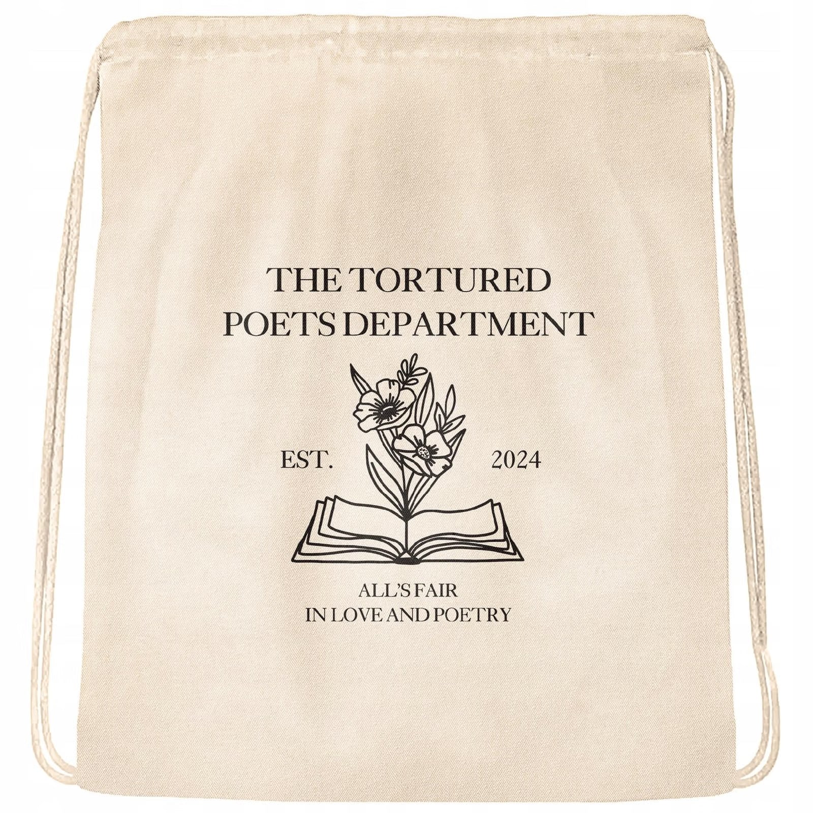 Plecak bawełniany 34×40 Taylor Swift The Tortured Poets Department
