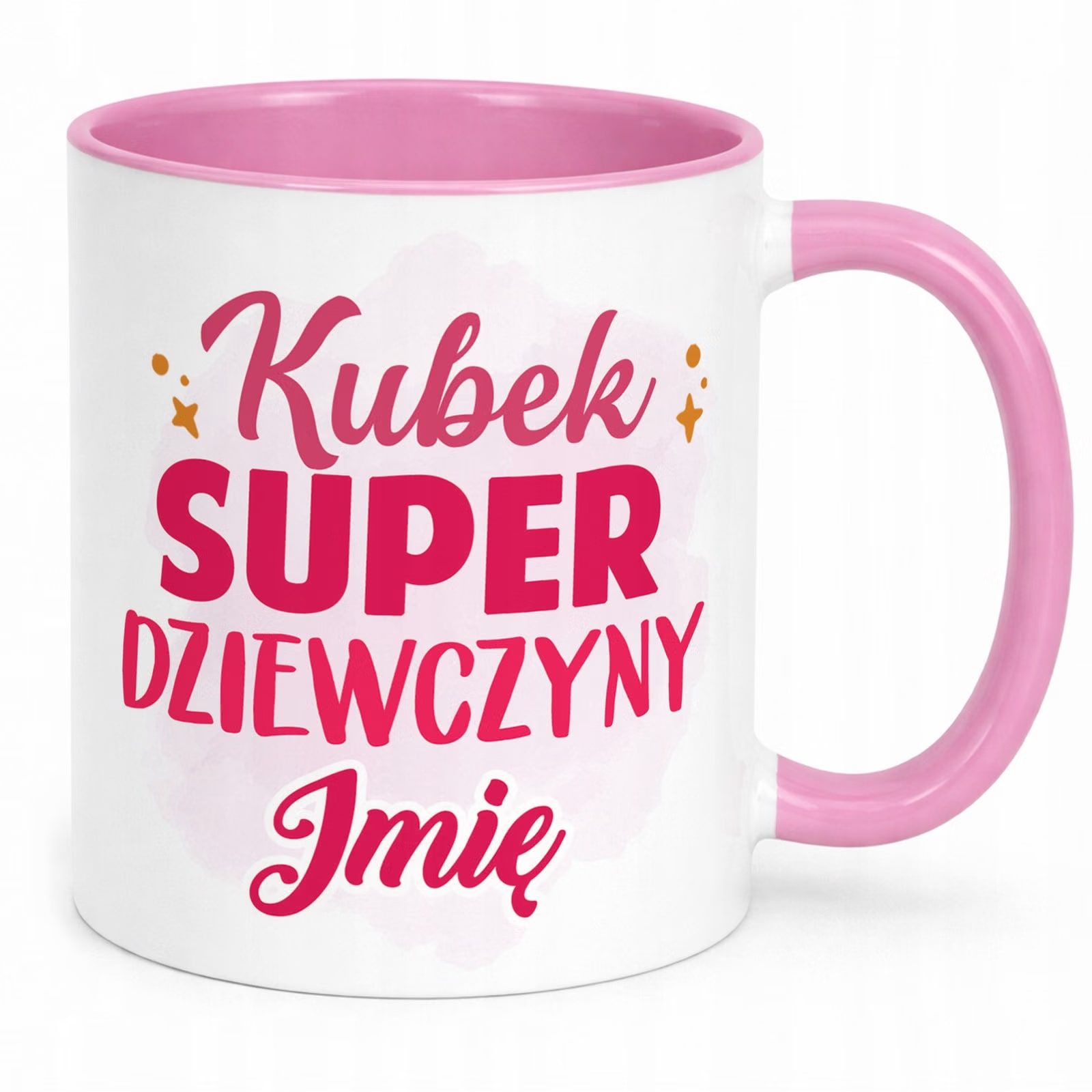 Kubek Różowy Personalizowany Dzień Kobiet Dla Dziewczynki Prezent