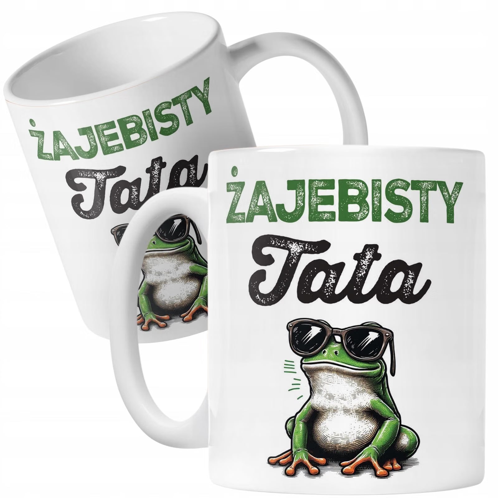 Zestaw Kubek + Koszulka Dzień Ojca Dla Taty Żajebisty Tata Prezent