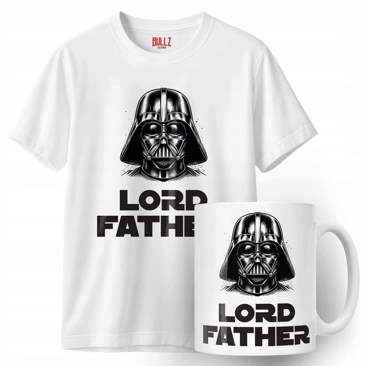 Zestaw Kubek + Koszulka Dzień Ojca Dla Taty Lord Father Prezent
