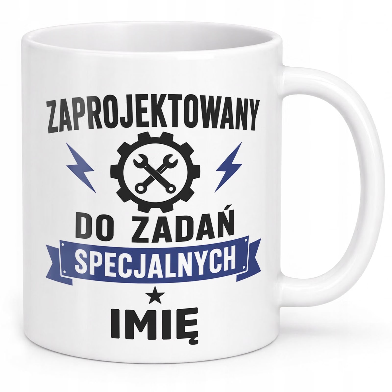 Biały Kubek personalizowany z nadrukiem Dzień Chłopaka Dla Mężczyzny