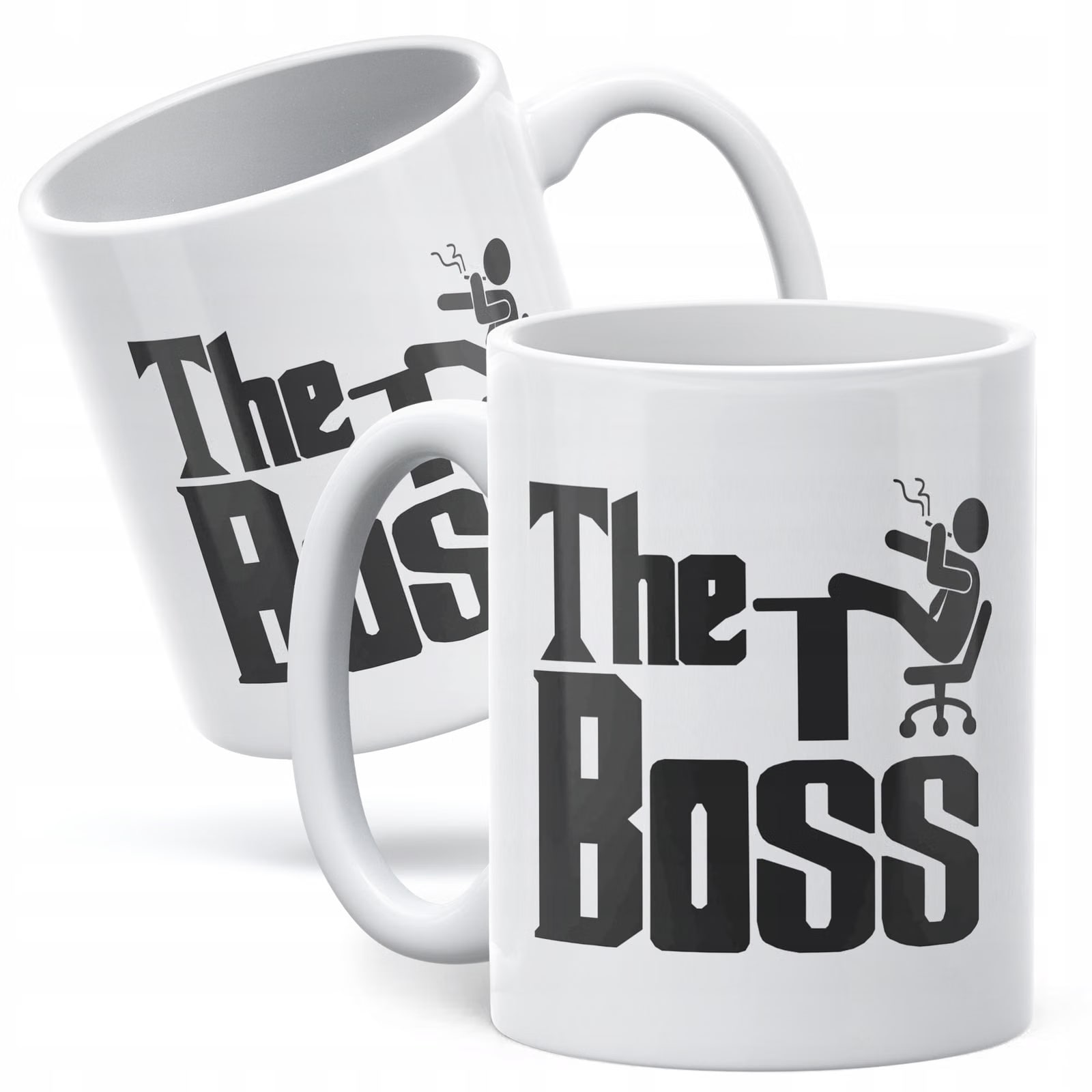 Kubek ceramiczny The Boss Dla Szefa Prezent Upominek Praca