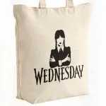 Torba bawełniana premium na zakupy Nevermore Wednesday Dla Fanów