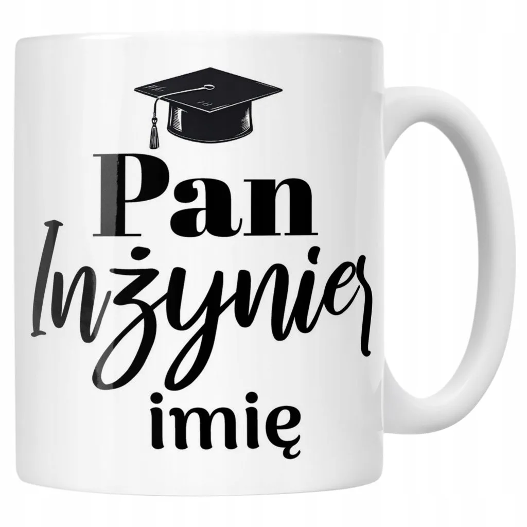 Kubek Ceramiczny Personalizowany Pan Inżynier Prezent Upominek