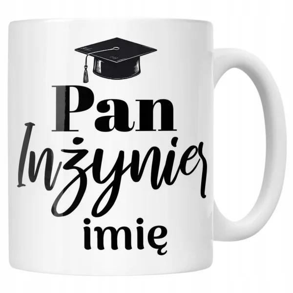Kubek Ceramiczny Personalizowany Pan Inżynier Prezent Upominek