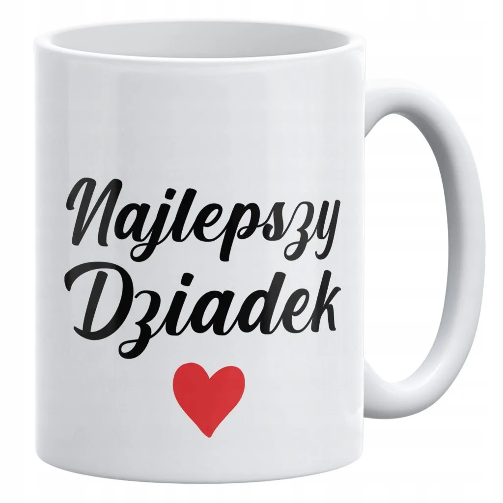 Kubek ceramiczny 330 ml Na Dzień Dziadka Prezent Upominek Najlepszy Dziadek