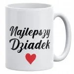 Kubek ceramiczny 330 ml Na Dzień Dziadka Prezent Upominek Najlepszy Dziadek