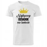 Koszulka Męski T-shirt Na Dzień Dziadka Prezent Najlepszy Dziadek