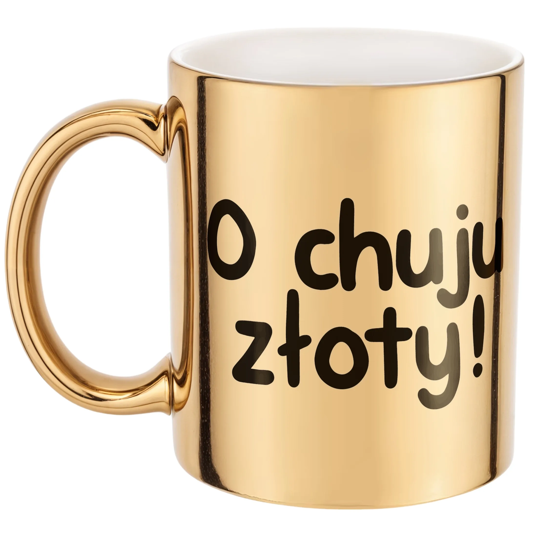 Złoty Kubek O Ch**u Złoty Śmieszny Zabawny Prezent