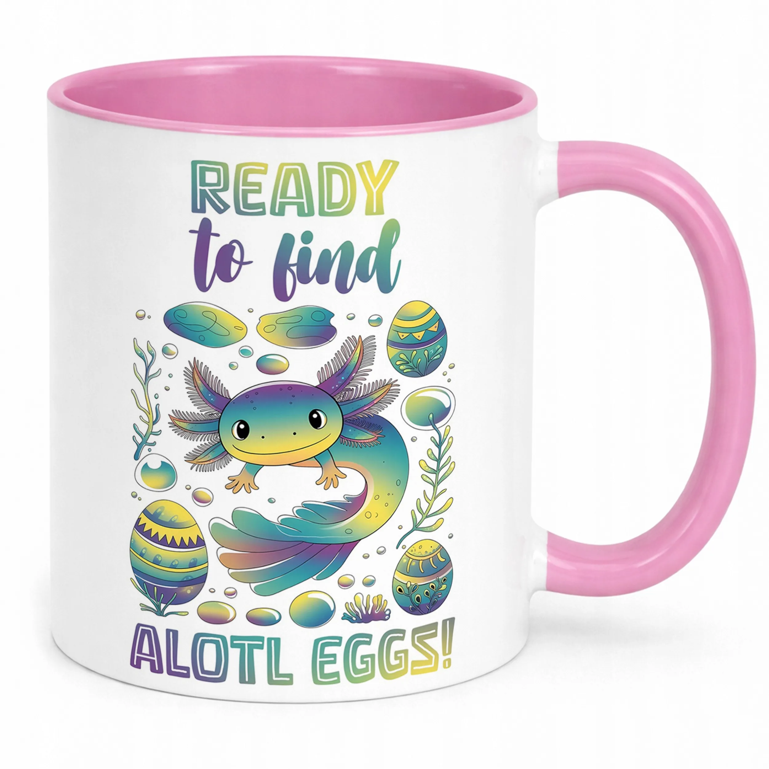 Różowy kubek fana axolotli 330ml Aksolotl Axolotl Różowy Zwierzak Viral OK