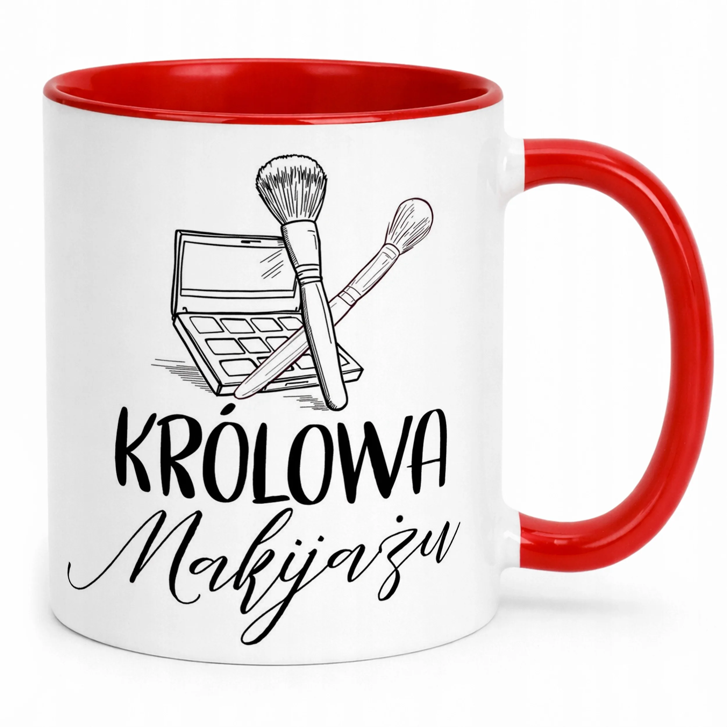 Kubek ceramiczny Królowa Makijażu Dla Makijażystki Prezent Upominek