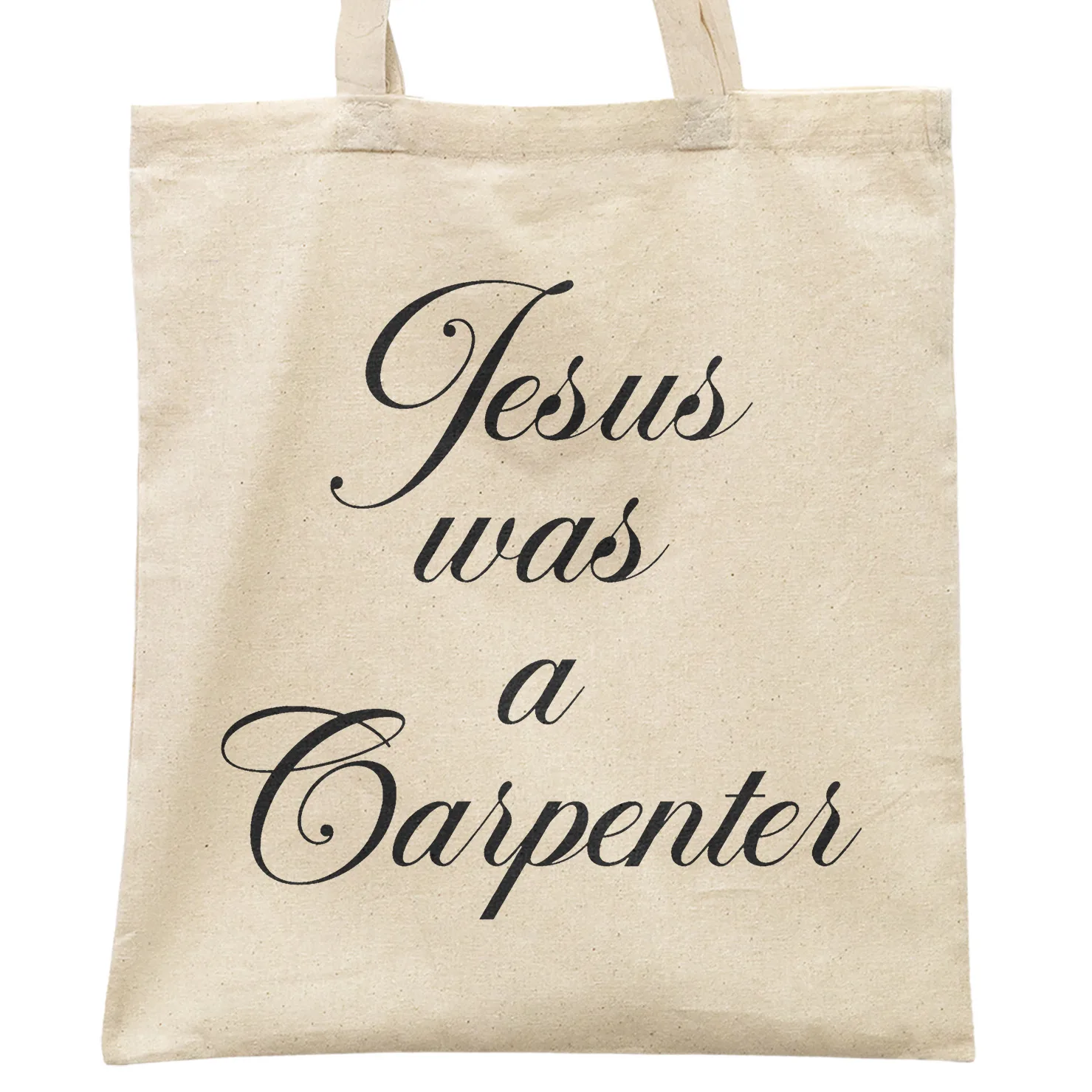 Torba bawełniana na zakupy 42×38 Sabrina Carpenter Jesus was a Carpenter