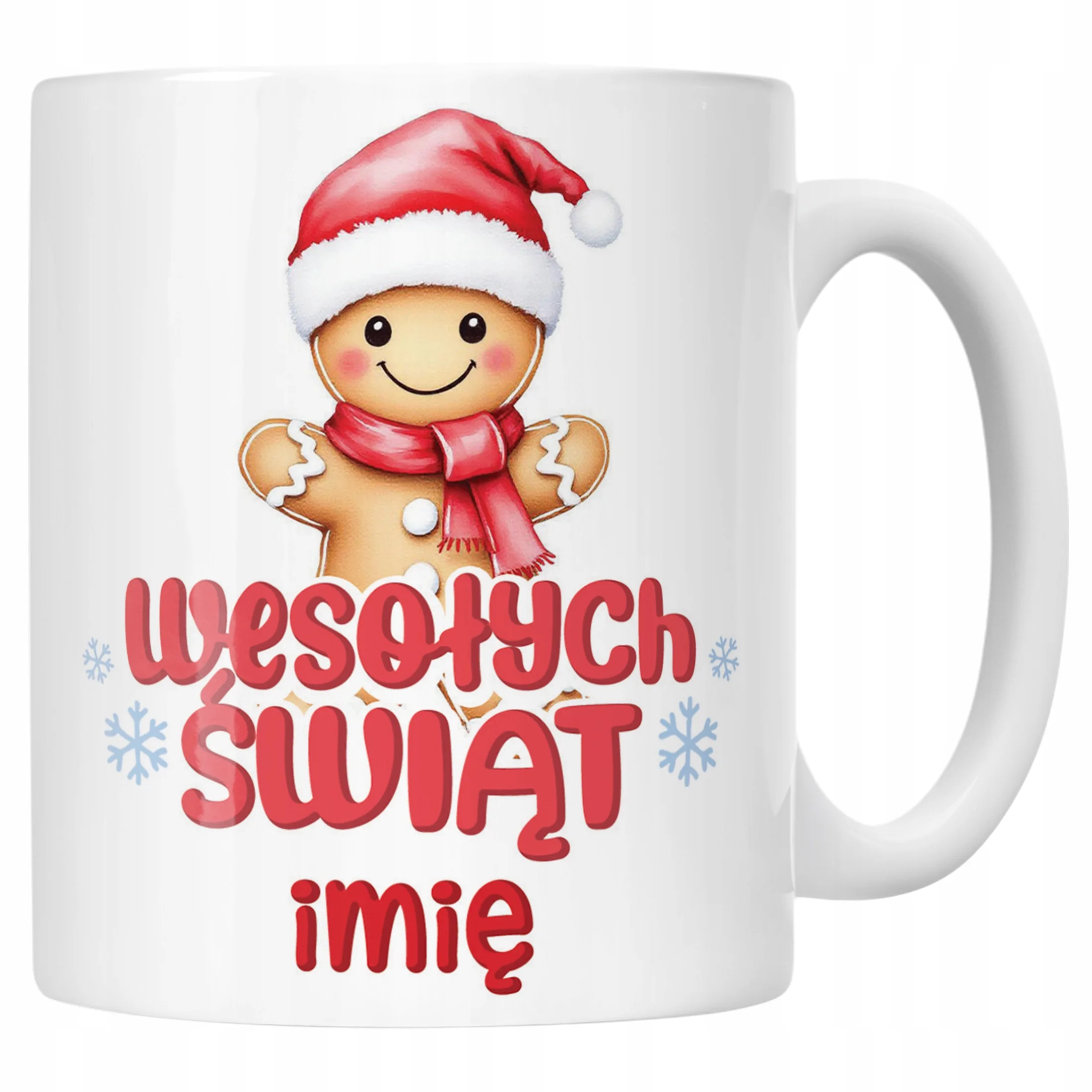 Kubek Ceramiczny Personalizowany Świąteczny Boże Narodzenie Prezent