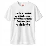 Koszulka biała męska 1670 Sioo Chłopie