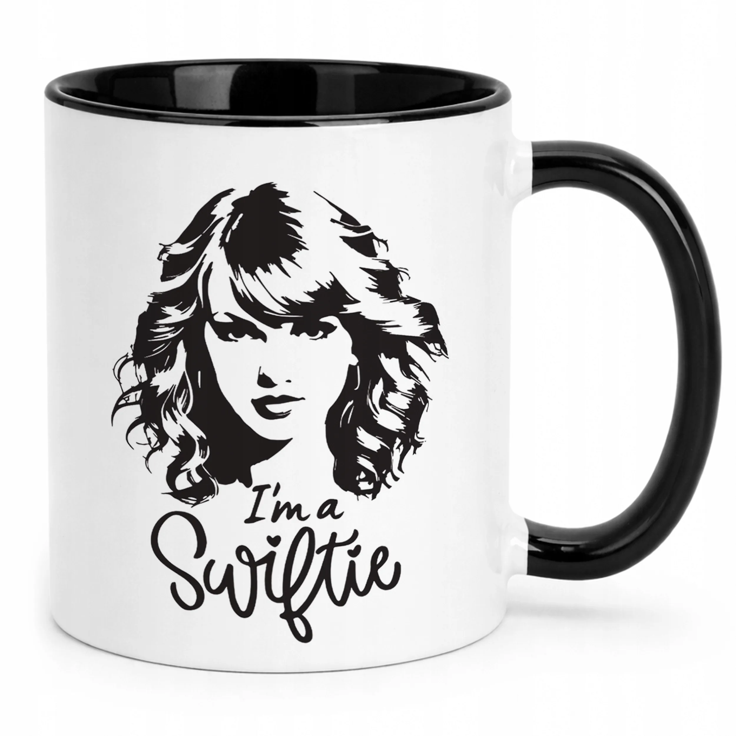 Kubek Czarny Taylor Swift Dla Fanów Prezent Upominek