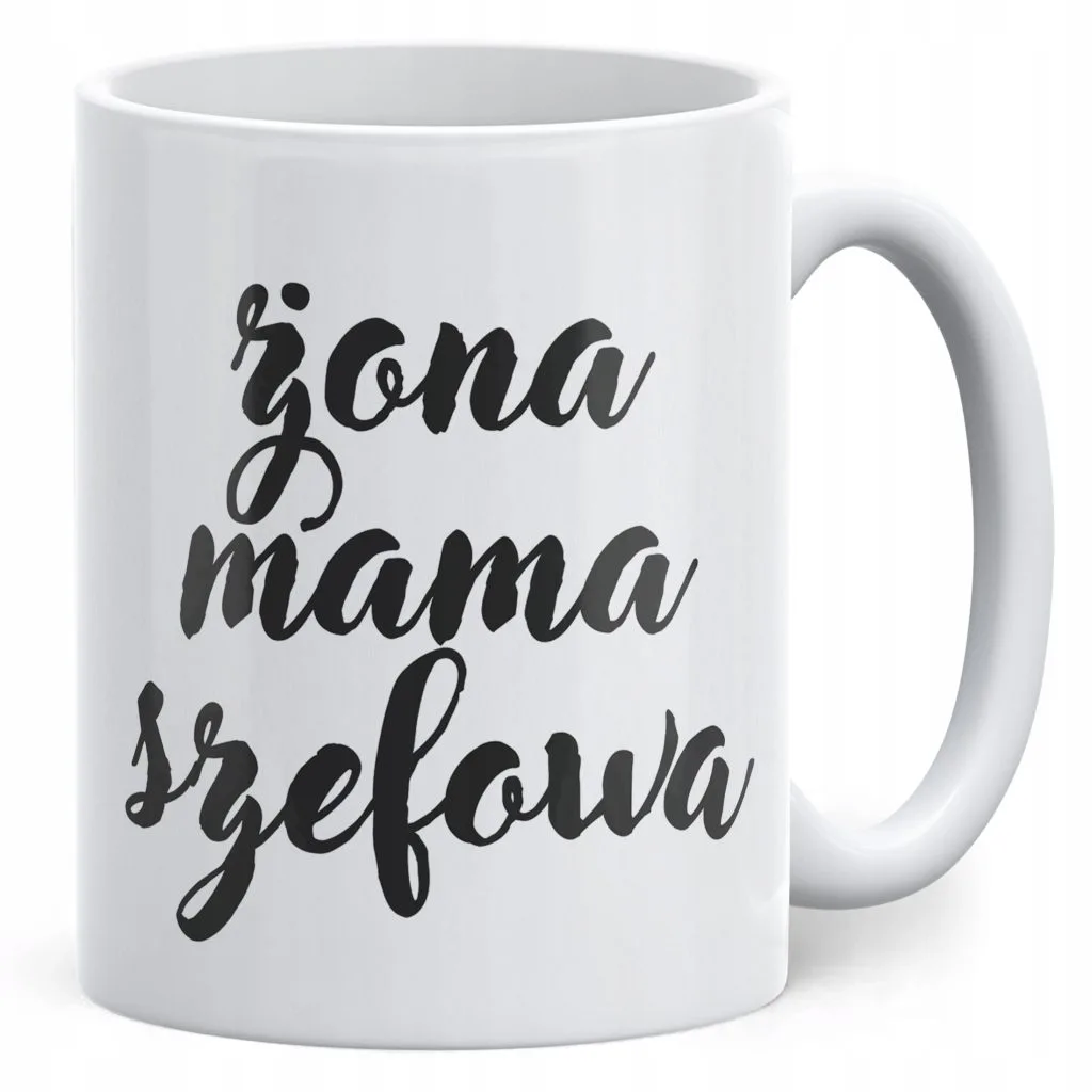 Kubek ceramiczny Żona Mama Szefowa Prezent Upominek Dla Kobiety