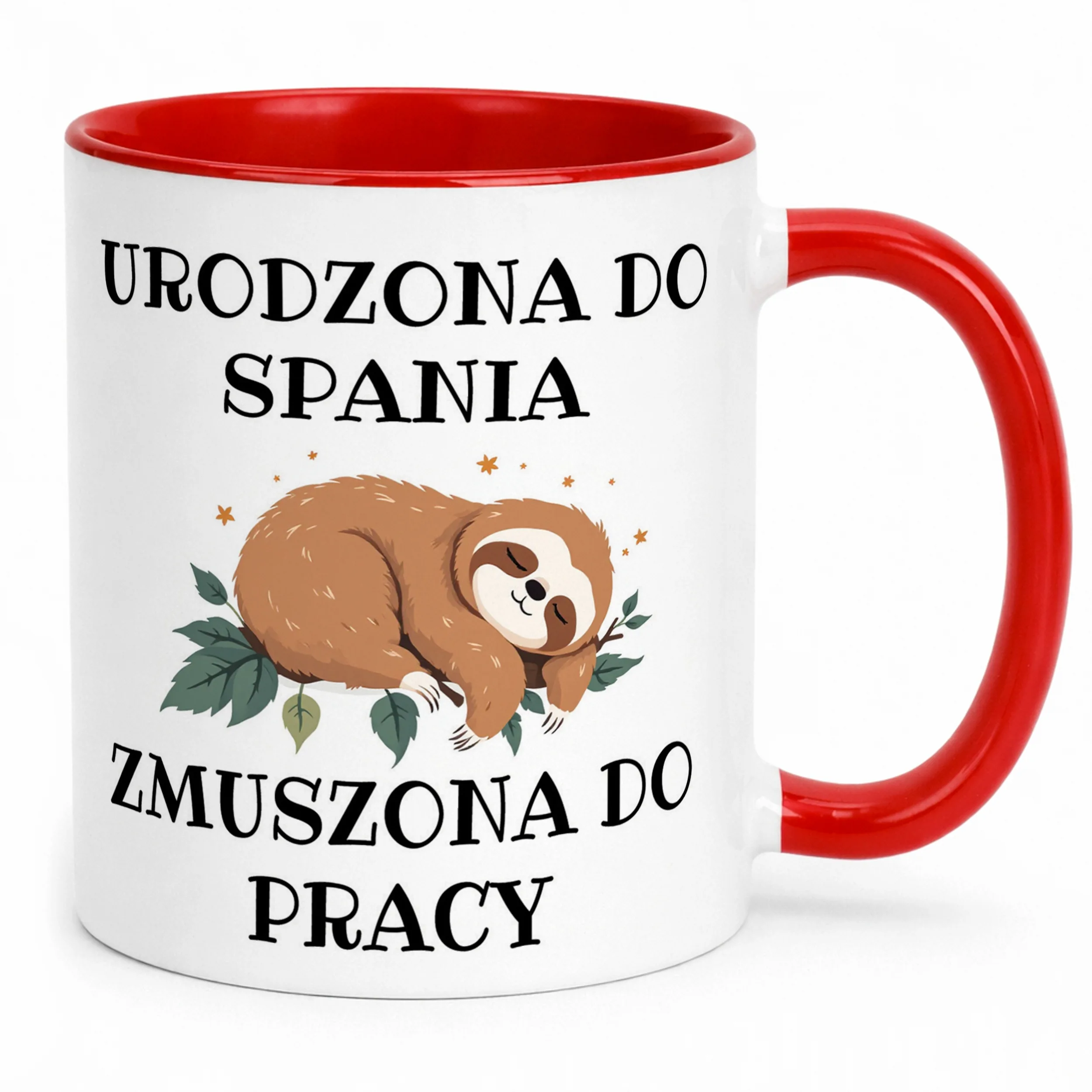 Kubek ceramiczny Urodzona Do Spania Śmieszny Zabawny Prezent