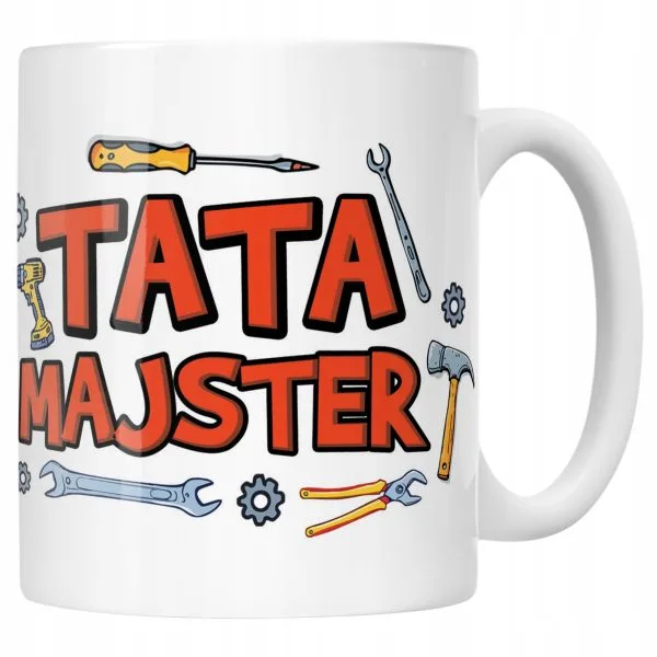 Kubek ceramiczny Dzień Ojca Dla Taty Tata Majster Prezent