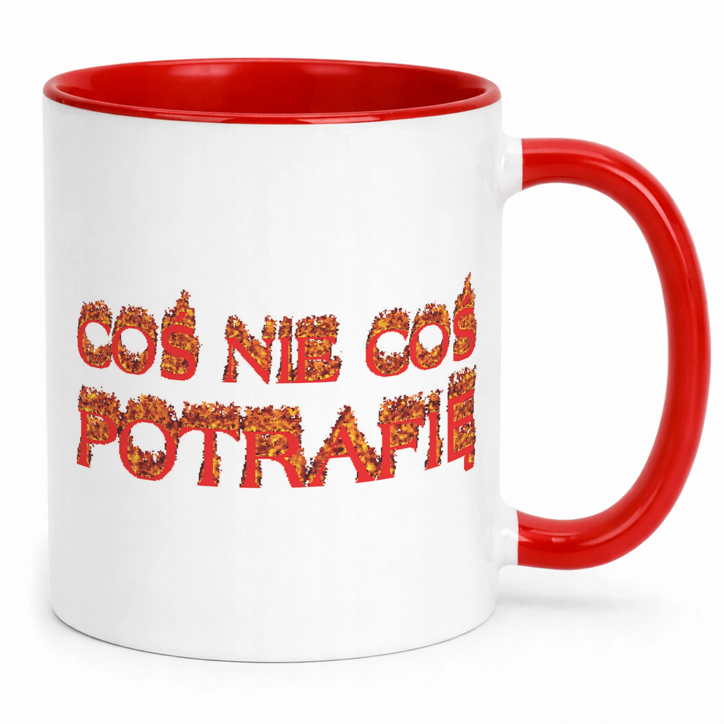 Kubek ceramiczny Coś nie coś potrafię Memy Zabawne Prezent