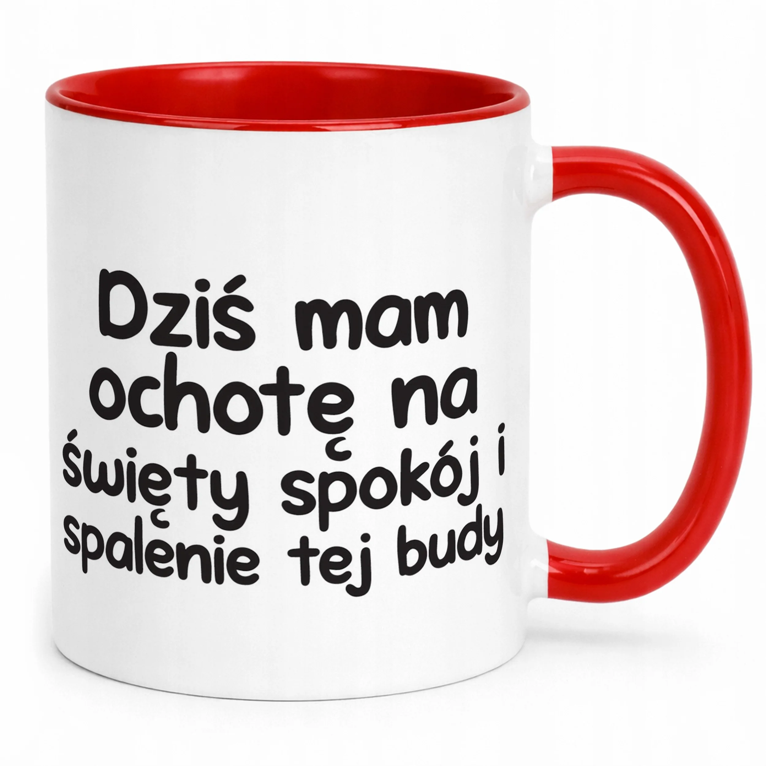 Kubek Czerwony Dziś Mam Ochotę Na Śmieszny Zabawny Prezent