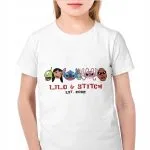 Koszulka biała dziecięca Stitch Lilo i Stich Dla Fanów