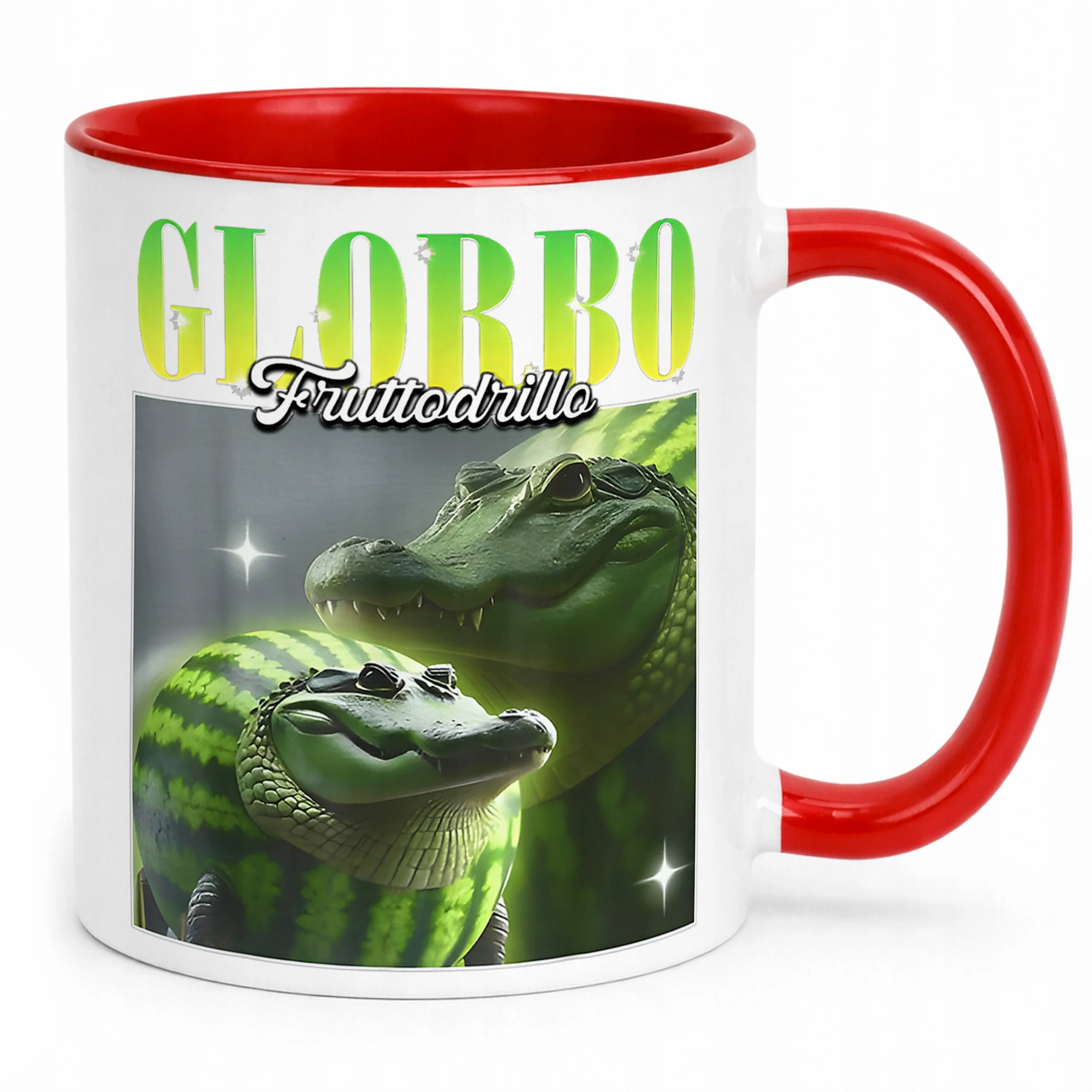 Kubek ceramiczny Glorbo Fruttodrillo viral tiktok brainrot