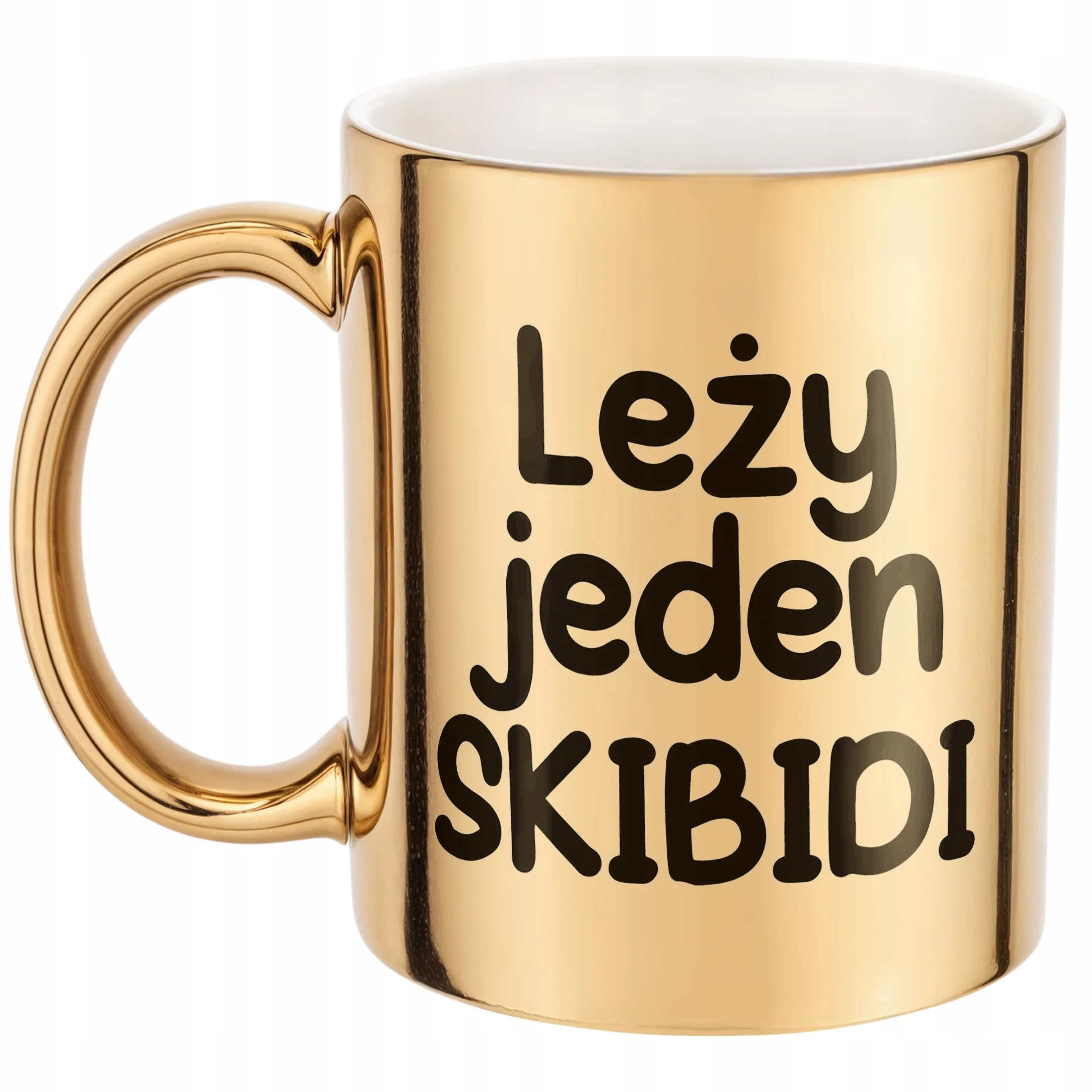 Złoty Kubek Leży Jeden Skibidi Śmieszny Zabawny Prezent