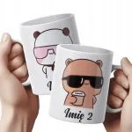 Zestaw kubków personalizowanych Bubu i Dudu Dla Pary Prezent