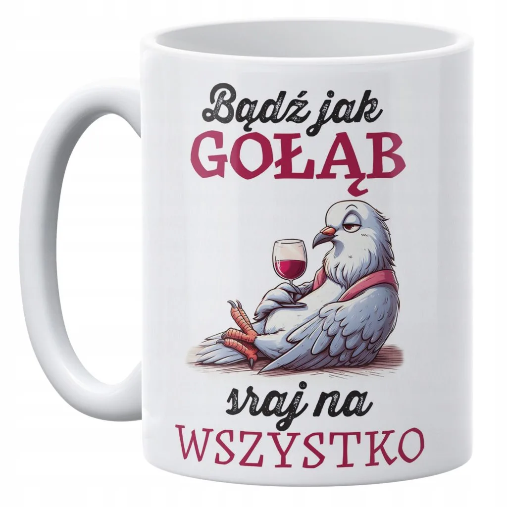 Kubek ceramiczny 330 ml Dla Gołębiarzy Prezent Upominek Zabawny