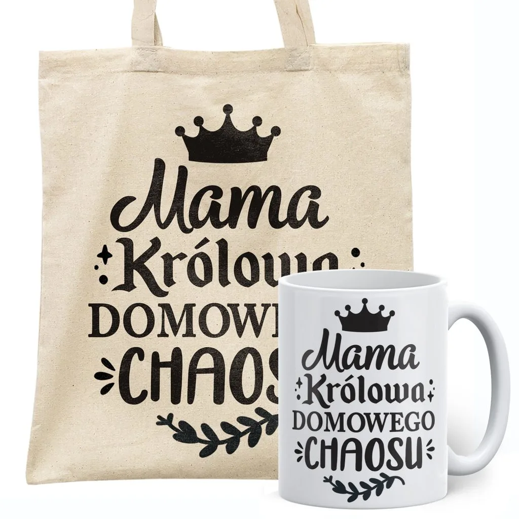 Zestaw Kubek + Torba Dzień Matki Dla Mamy Prezent Upominek