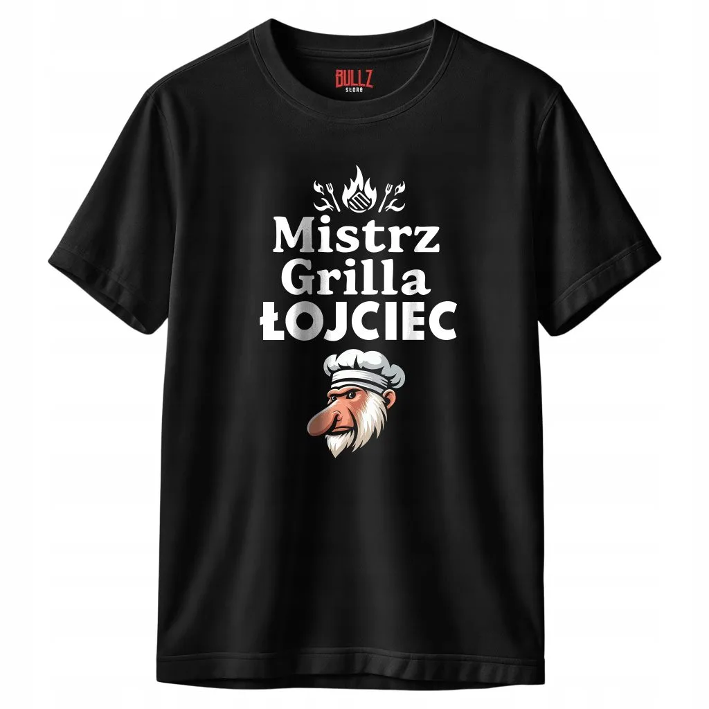 Koszulka czarna męska Dzień Ojca Dla Taty Prezent