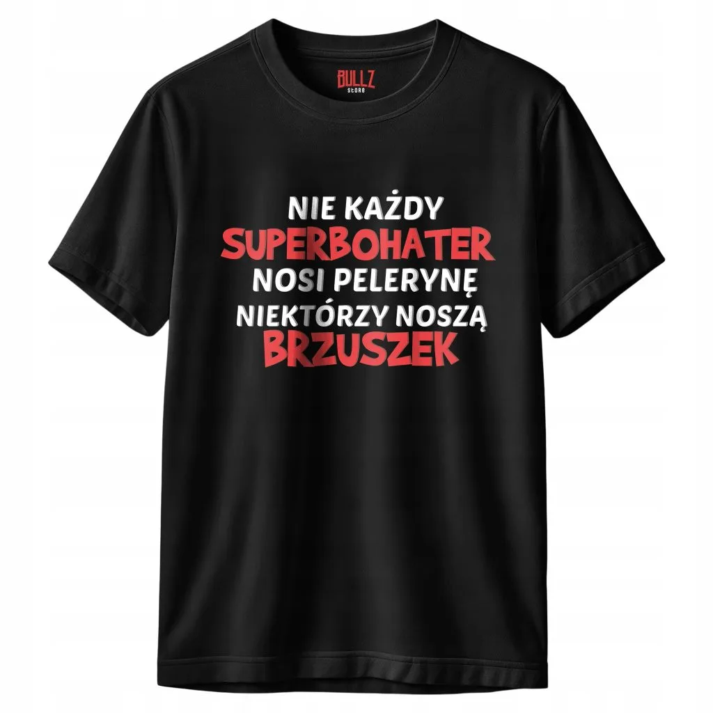 Koszulka czarna męska Dzień Ojca Dla Taty Prezent