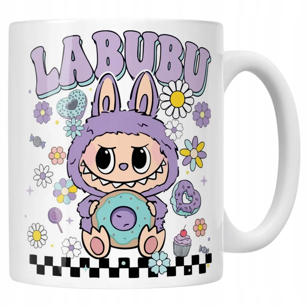 Kubek ceramiczny Labubu Dla Dzieci Prezent Urocze Potworki